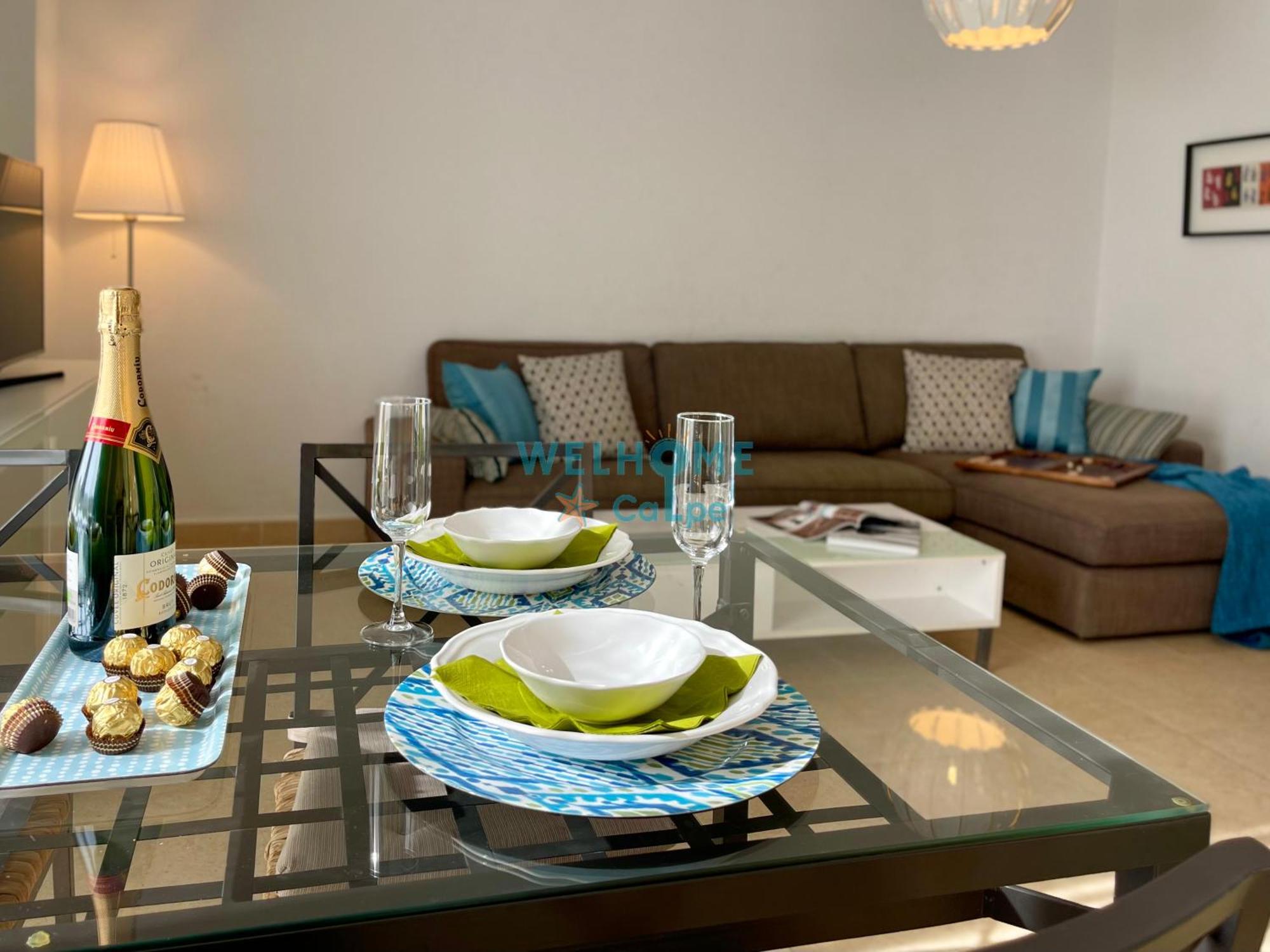 Manzana Bonito Y Comodo Apartamento Con Piscina Calpe Eksteriør billede